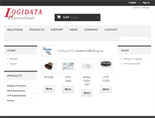 Tablet Screenshot of logidata-int.fr